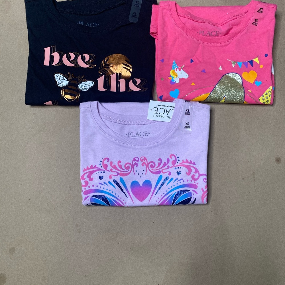 3 children’s place girls XS (4) tops